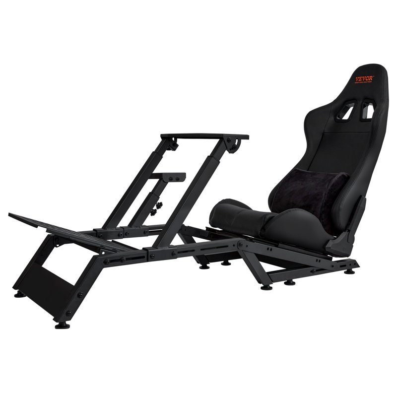 Inbox Zero Adjustable Reclining Ergonomic Faux Leather PC & Racing Game